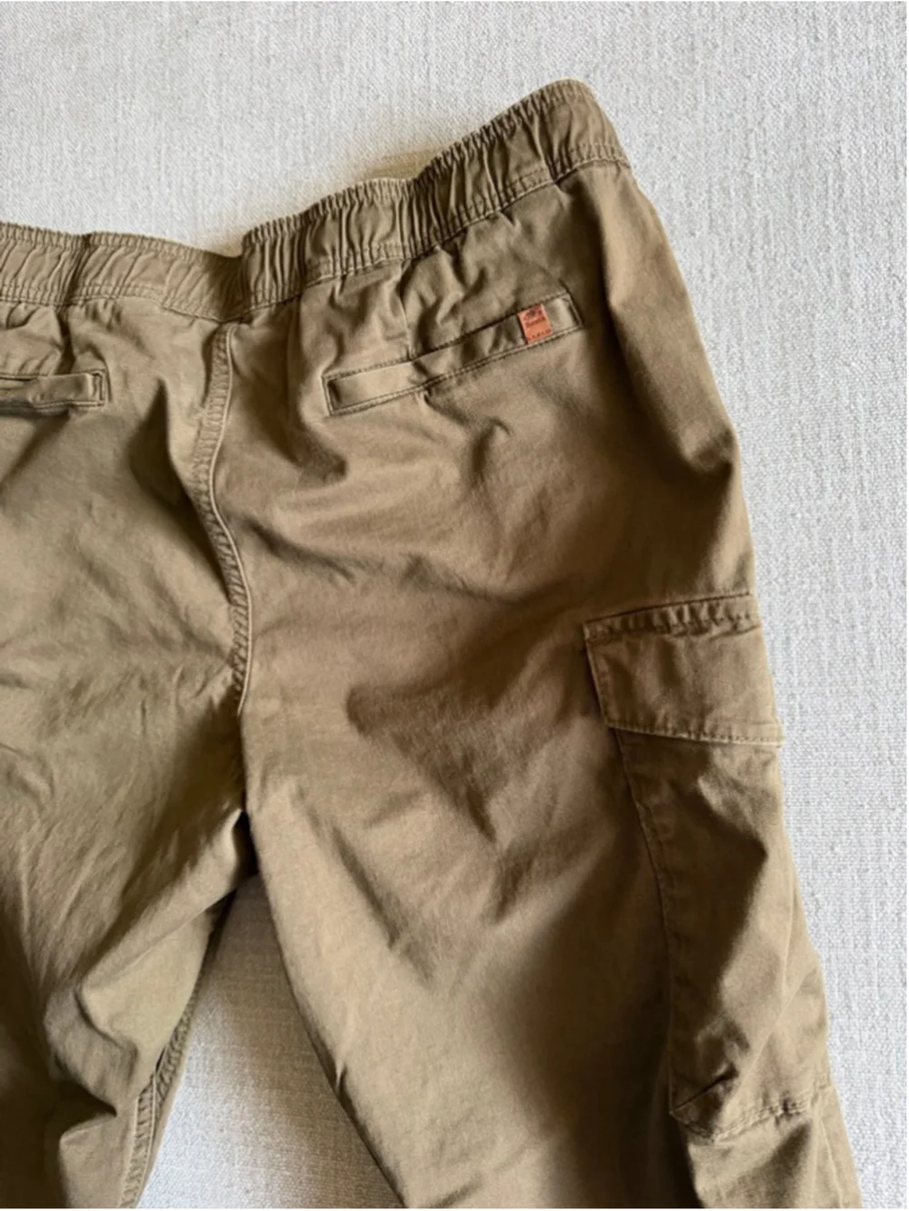 Roots green Cargo joggers men’s size large - Picture 4 of 11